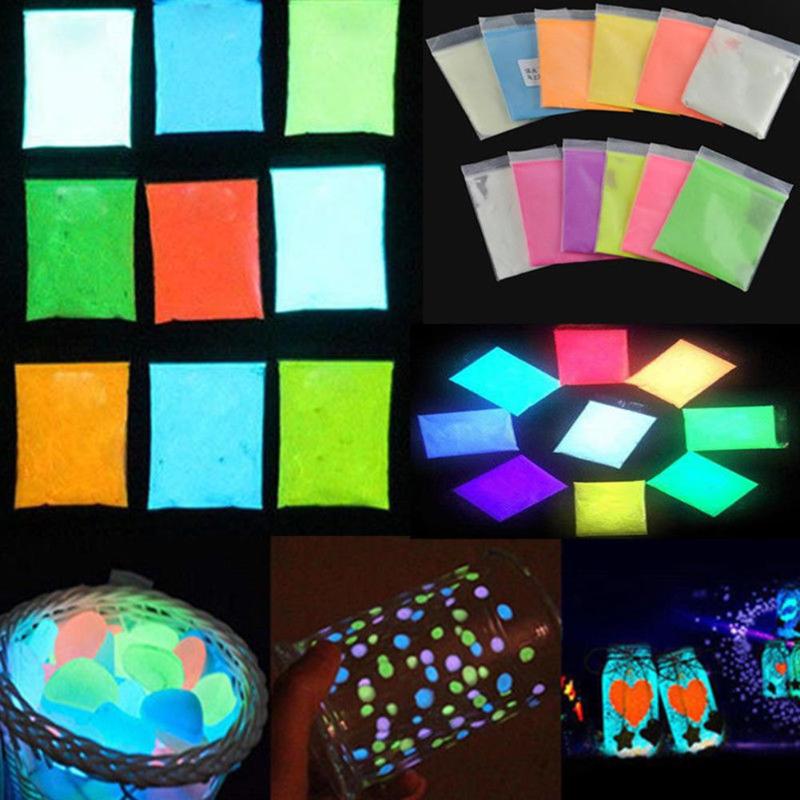 10g Body Glitter Super Bright Glow in the Dark Environmental Fluorescent Powder DIY Pigment Body Glitter or Bright nail polish
10g Body Glitter Super Bright Glow in the Dark Environmental Fluorescent Powder DIY Pigment Body Glitter or Bright nail polish