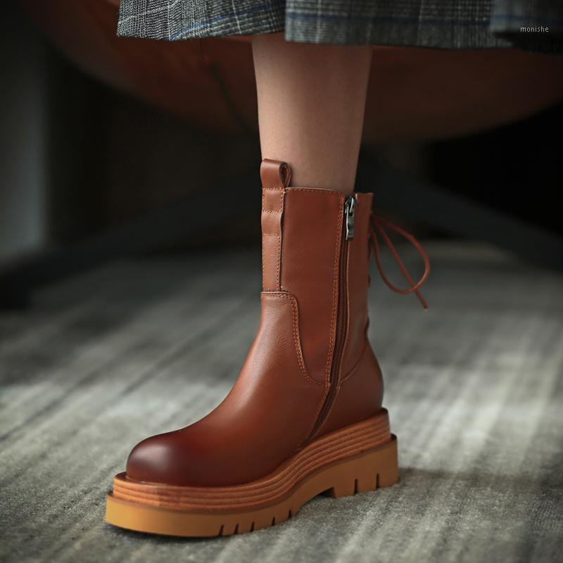Genuine Leather Ladies Boots Elastic Band Round Toe Thick Heels Pumps Vintage Autumn Winter Party Working Shoes Woman1, Black
Genuine Leather Ladies Boots Elastic Band Round Toe Thick Heels Pumps Vintage Autumn Winter Party Working Shoes Woman1, Black