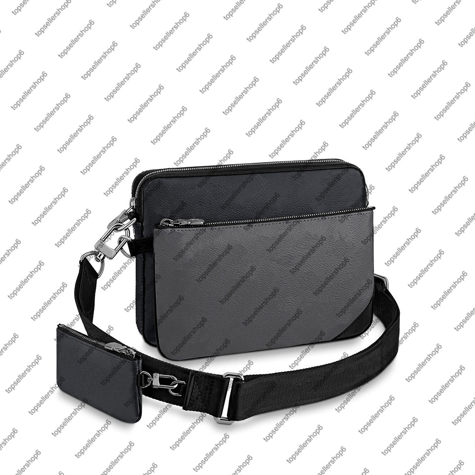 M69443 TRIO MESSENGER men Eclipse 3 sets canvas designer original calf-leather trim strap cross-body shoulder bag purse, Not sell separate gift bag/no pay
M69443 TRIO MESSENGER men Eclipse 3 sets canvas designer original calf-leather trim strap cross-body shoulder bag purse, Not sell separate gift bag/no pay