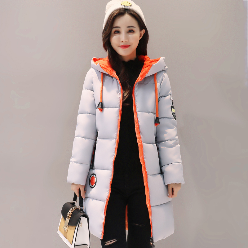 Winter jacket women Thick Long Womens Parkas Hooded Female Outwear Coat Cotton Padded Snow Wear Medium-Long 201019