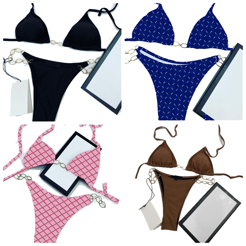 Interlock Letters Chain Bikinis Sexy Split SpasHG Swimsuit Padded Beach Bra Briefs Pool Party Bathing Suit Vintage Letters Swimwear Womens Fashion Swimsuit
Interlock Letters Chain Bikinis Sexy Split SpasHG Swimsuit Padded Beach Bra Briefs Pool Party Bathing Suit Vintage Letters Swimwear Womens Fashion Swimsuit