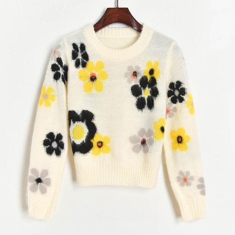 2021 Women Winter Sweaters Mohair New Flower Around the Neck Long Sleeves Meshed Top Nice Thick Vintage Sweater Clothes CDSC, Multi
2021 Women Winter Sweaters Mohair New Flower Around the Neck Long Sleeves Meshed Top Nice Thick Vintage Sweater Clothes CDSC, Multi