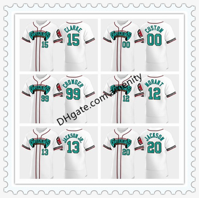 2020 Grizzlies Memphis Morant 13 Jackson Jr. 20 Jackson crossover edition custom Ja Jaren Josh white baseball jerseys, Black
2020 Grizzlies Memphis Morant 13 Jackson Jr. 20 Jackson crossover edition custom Ja Jaren Josh white baseball jerseys, Black