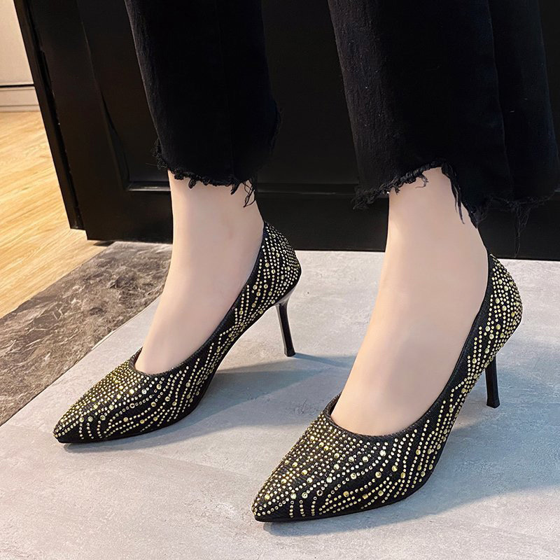 Women High Heels Pumps Pointed Toe Fashion Office Ctystal Woman Shoes Spring Autumn Shoe Slip on New 2021 Footwear D4rw, Gold
Women High Heels Pumps Pointed Toe Fashion Office Ctystal Woman Shoes Spring Autumn Shoe Slip on New 2021 Footwear D4rw, Gold