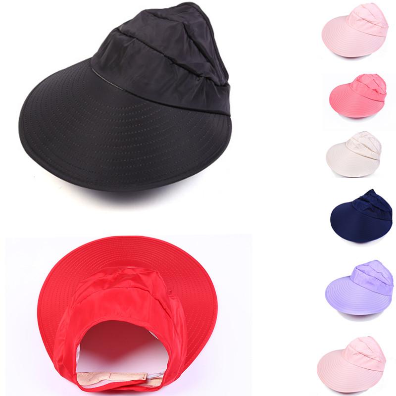 Wide Brim Hats 2021 1PCS Women Summer Sun Packable Visor Hat With Big Heads Beach UV Protection Female Cap
Wide Brim Hats 2021 1PCS Women Summer Sun Packable Visor Hat With Big Heads Beach UV Protection Female Cap