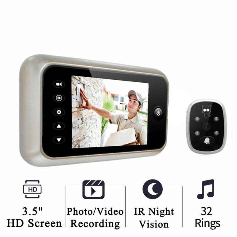 New Arrival 3.5" Color Screen Peephole Viewer IR Night Video Doorbell Photo/Video Recording Door Peephole Camera Home Security1
New Arrival 3.5" Color Screen Peephole Viewer IR Night Video Doorbell Photo/Video Recording Door Peephole Camera Home Security1