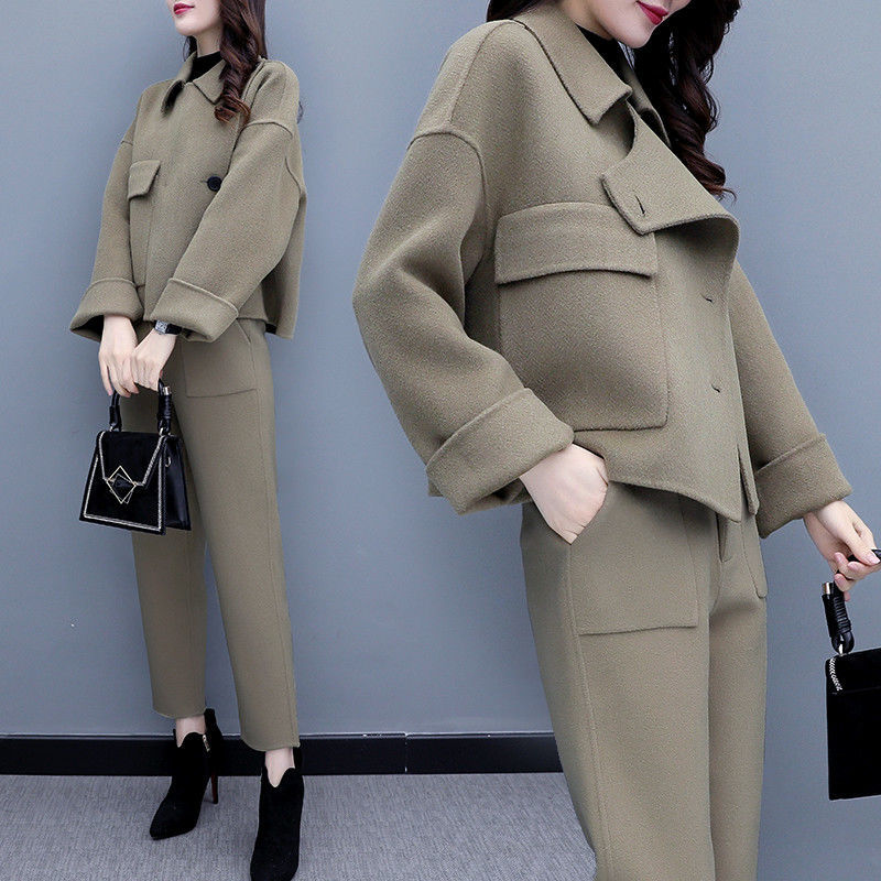 New winter 2021 wool piece women's only clothes breasted coat + soft fashion pants 2 joint y480 LAOK, Suit
New winter 2021 wool piece women's only clothes breasted coat + soft fashion pants 2 joint y480 LAOK, Suit