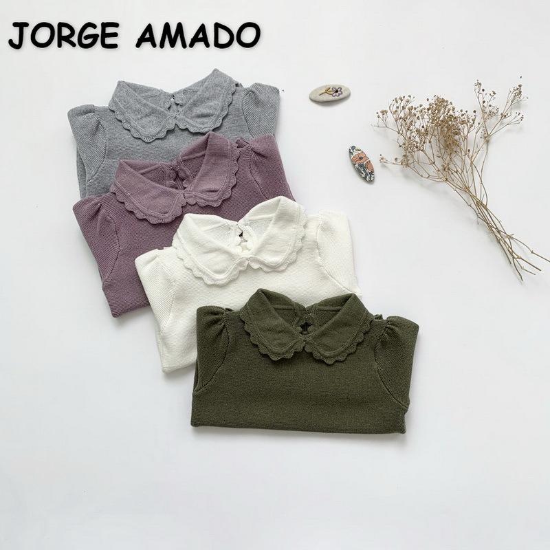 Wholesale 2021 New Spring Girl Sweater Lotus Leaf Collar Long Sleeve Fashion Knitted Cotton Pullover Children Clothes E7012, Army green
Wholesale 2021 New Spring Girl Sweater Lotus Leaf Collar Long Sleeve Fashion Knitted Cotton Pullover Children Clothes E7012, Army green