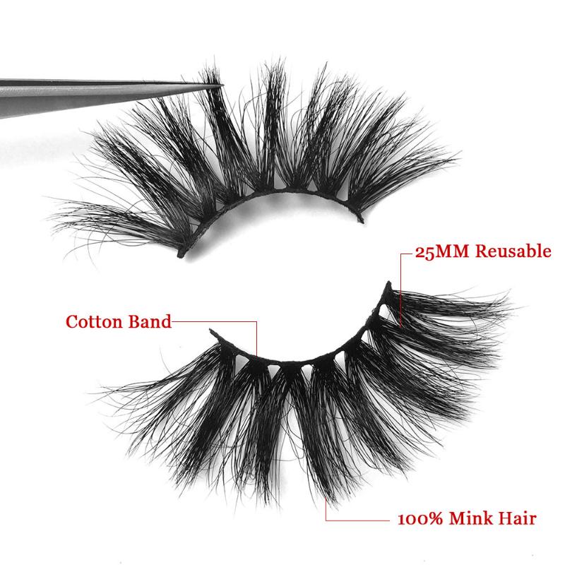 1 Pair 25mm 6D 100% Mink Hair Full Strip Eyelashes Extension Fluffy Wispies Natural Long Eye Lashes Handmade Eye Makeup Tools
1 Pair 25mm 6D 100% Mink Hair Full Strip Eyelashes Extension Fluffy Wispies Natural Long Eye Lashes Handmade Eye Makeup Tools