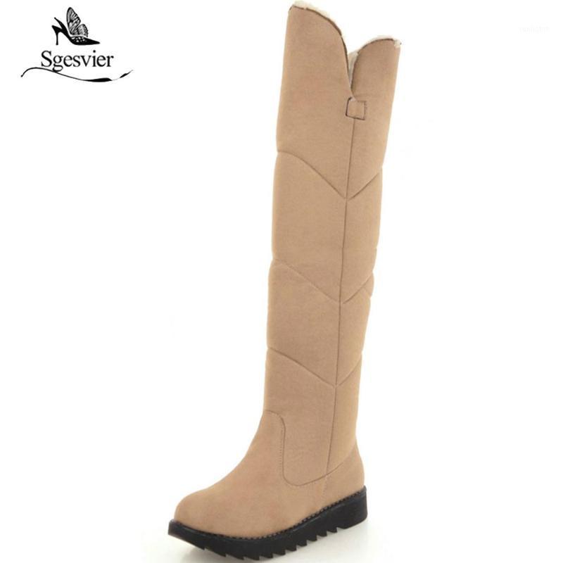 Sgesvier Winter Black Green Beige Sewing Plaid Long Botas Warm Plush Platform Snow Boots Womens Large Size Knee High Boots B6961
Sgesvier Winter Black Green Beige Sewing Plaid Long Botas Warm Plush Platform Snow Boots Womens Large Size Knee High Boots B6961