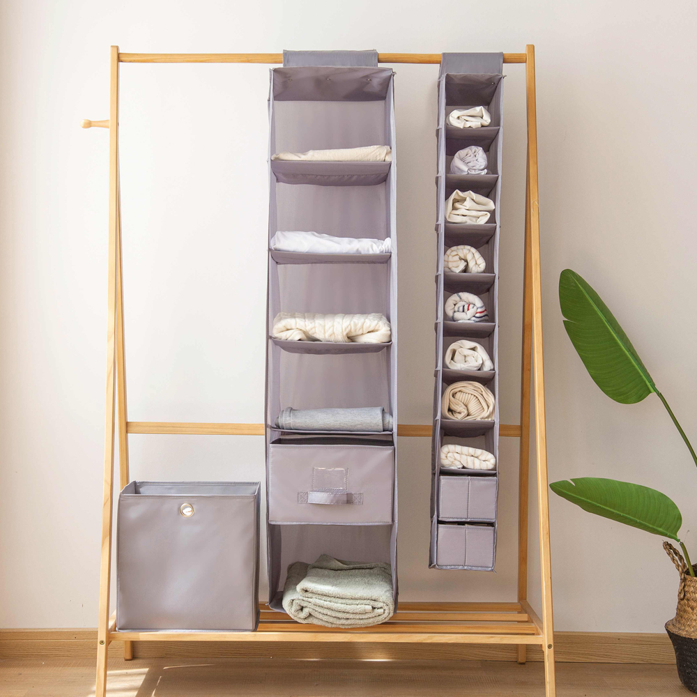 6/10 Tier Oxford Fabric Dust-proof Closet Hanging Shelf Organizer Collapsible Clothing Shoe Accessories Storage Box Holder, Light green
6/10 Tier Oxford Fabric Dust-proof Closet Hanging Shelf Organizer Collapsible Clothing Shoe Accessories Storage Box Holder, Light green