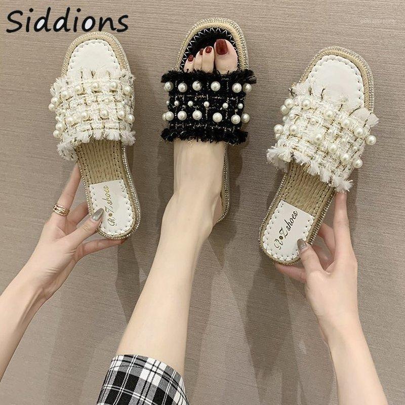 Women Luxury Shoes Designers 2020 Summer Shoes Woman pearl Flats Diamond Bling Slippers Peep Toe Mules Lady Pumps Slides1, White
Women Luxury Shoes Designers 2020 Summer Shoes Woman pearl Flats Diamond Bling Slippers Peep Toe Mules Lady Pumps Slides1, White