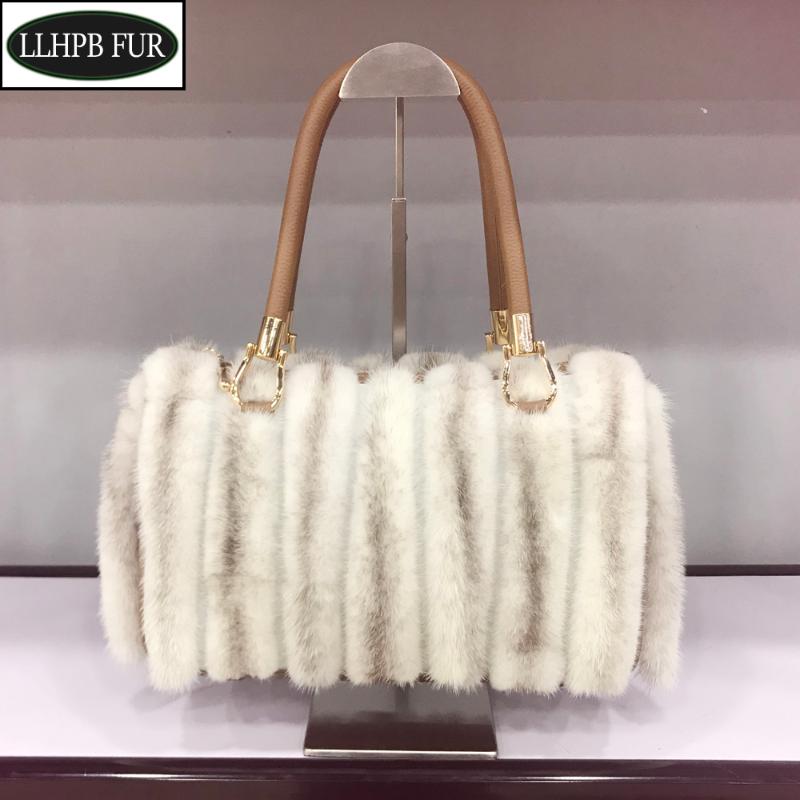 Fur Bag Women Natural Handbag Ladies Winter Warm Crossbody Bags Large Capacity Shoudler Clutch 2020 New, Brown 
Fur Bag Women Natural Handbag Ladies Winter Warm Crossbody Bags Large Capacity Shoudler Clutch 2020 New, Brown