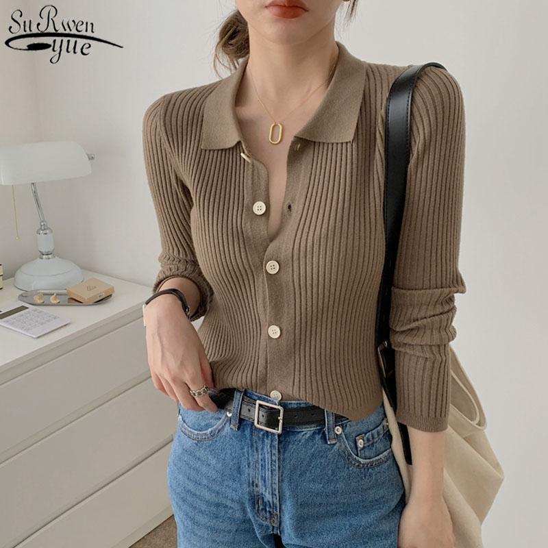 2021 Autumn Winter Jumper Women Knitted Cardigan Sweater Lapel Casual Sweaters For Women Loose Long Sleeve Sweater 11337, Orange
2021 Autumn Winter Jumper Women Knitted Cardigan Sweater Lapel Casual Sweaters For Women Loose Long Sleeve Sweater 11337, Orange