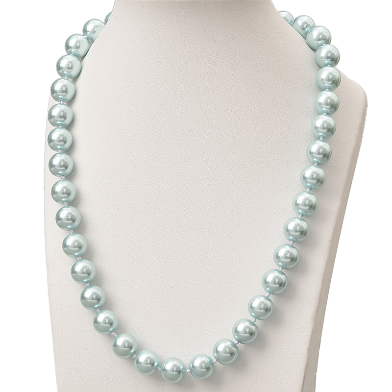 Size For 10mm Light Blue Pearl Necklace Making Noble Style Imitation Pearl Charm Necklace 18inch For Elegant Female Ladies H842
Size For 10mm Light Blue Pearl Necklace Making Noble Style Imitation Pearl Charm Necklace 18inch For Elegant Female Ladies H842