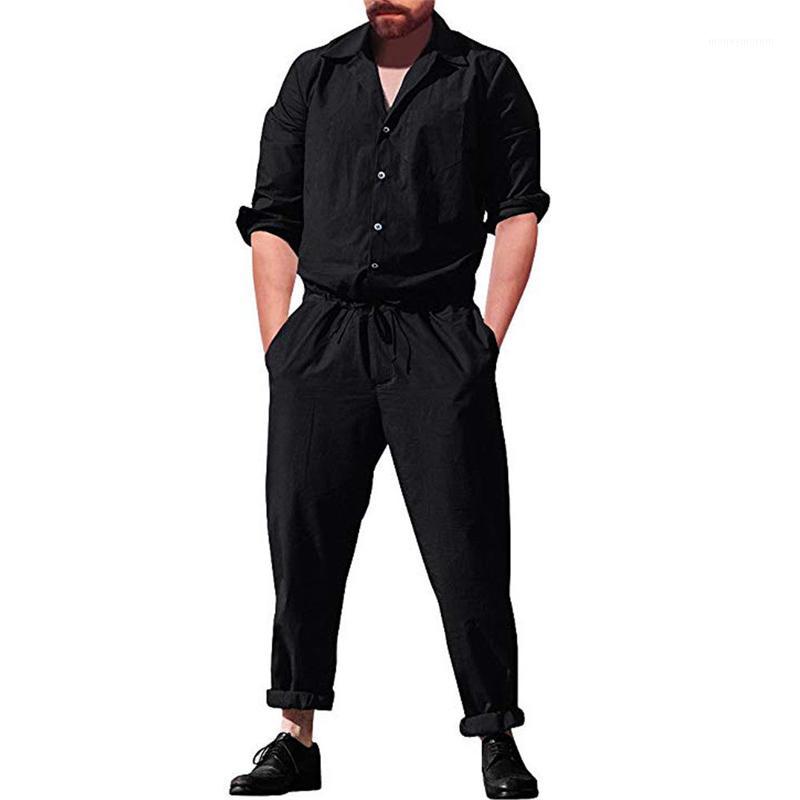 Men's Long Romper Sleeve Casual Cargo Pants Jumpsuit Siamese loose Trousers Playsuit men casual jumpsuits solid sets1, Black
Men's Long Romper Sleeve Casual Cargo Pants Jumpsuit Siamese loose Trousers Playsuit men casual jumpsuits solid sets1, Black