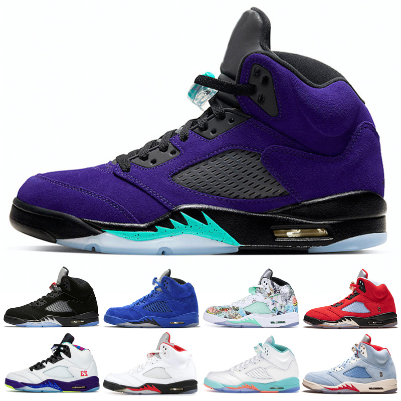 ALTERNATE GRAPE 5 5s men Outdoor Shoes TOP 3 Black Metallic Fire Red 2020 Olympic Gold Mens Sport shoes sneakers trainers 7-13, Camo
ALTERNATE GRAPE 5 5s men Outdoor Shoes TOP 3 Black Metallic Fire Red 2020 Olympic Gold Mens Sport shoes sneakers trainers 7-13, Camo