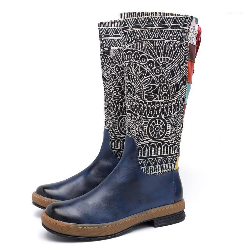 Johnature Knee High Boots 2019 New Genuine Leather Ankle Boots for Women Winter Autumn Ladies Shoes Woman Flower Bohemia Booties1, Blue
Johnature Knee High Boots 2019 New Genuine Leather Ankle Boots for Women Winter Autumn Ladies Shoes Woman Flower Bohemia Booties1, Blue