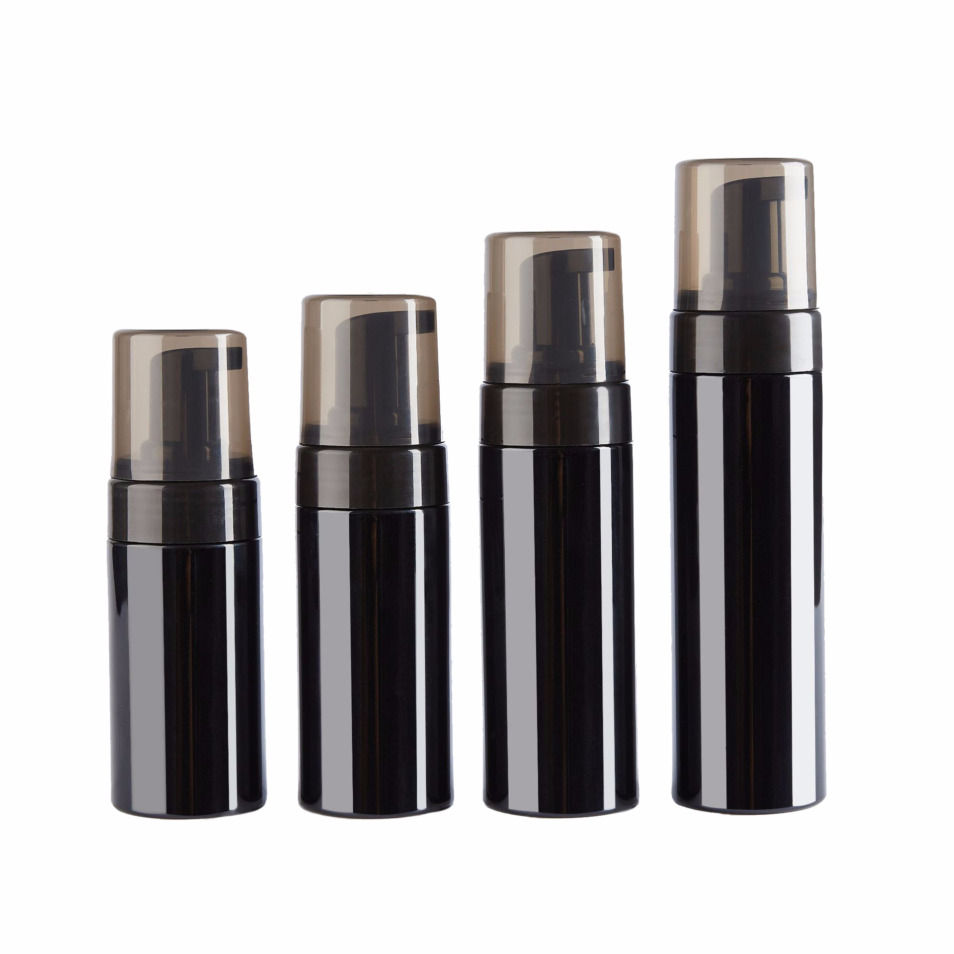 Black Plastic Foam Pump Bottles 100ml 120ml 150ml 200ml BPA Free with transparent-black cover for foaming soap mousse
Black Plastic Foam Pump Bottles 100ml 120ml 150ml 200ml BPA Free with transparent-black cover for foaming soap mousse