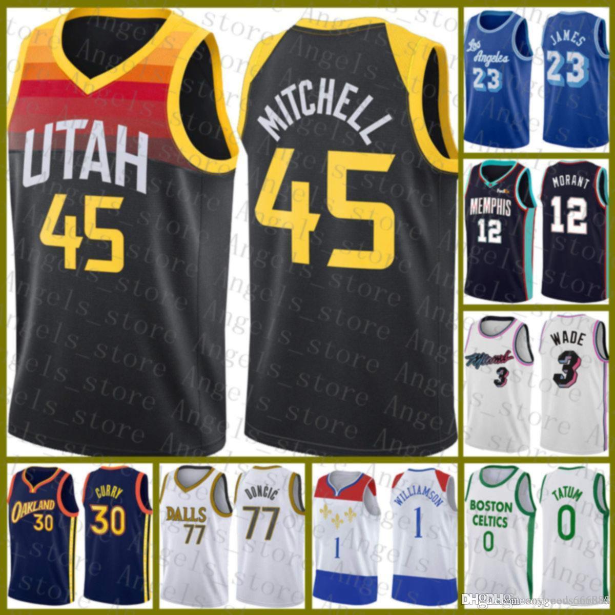 NCAA 2020 2021 New basketball Jersey Donovan 45 Mitchell Utah Jazz New Zion 1 Williamson Jayson 0 Tatum Ja 12 Morant Stephen 30 Curr, Jersey-senlinlang
NCAA 2020 2021 New basketball Jersey Donovan 45 Mitchell Utah Jazz New Zion 1 Williamson Jayson 0 Tatum Ja 12 Morant Stephen 30 Curr, Jersey-senlinlang