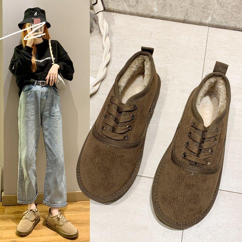 Women's Winter Snow Boots Ladies Warm Fur Suede Flats Ankle Boots 2020 Women Fashion Casual Comfortable Shoes Botas De Mujer, Black
Women's Winter Snow Boots Ladies Warm Fur Suede Flats Ankle Boots 2020 Women Fashion Casual Comfortable Shoes Botas De Mujer, Black