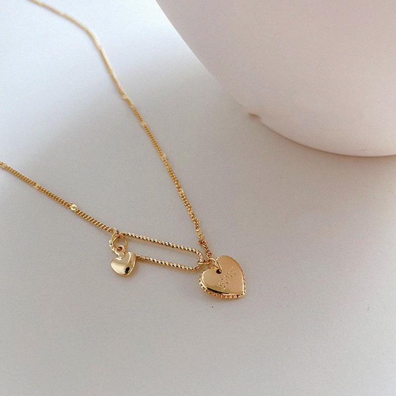 Kpop golden Simple Fashion love Heart Multi-Layer Clavicle chain Necklace for woman girls trendy jewelry Christmas gifts
Kpop golden Simple Fashion love Heart Multi-Layer Clavicle chain Necklace for woman girls trendy jewelry Christmas gifts