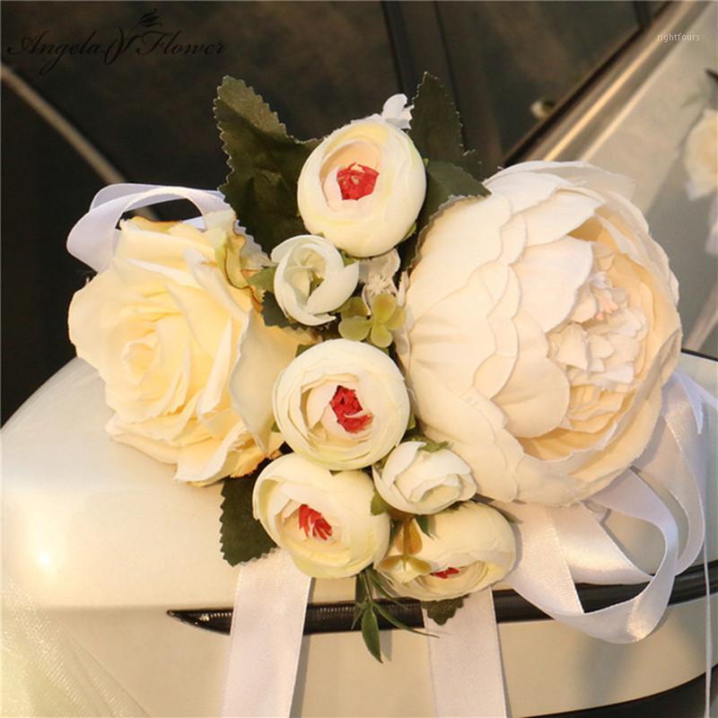 DIY wedding decor handle door car flower corsage hand flower accessories silk Valentine wreath garland window rearview mirror1, Peach a
DIY wedding decor handle door car flower corsage hand flower accessories silk Valentine wreath garland window rearview mirror1, Peach a