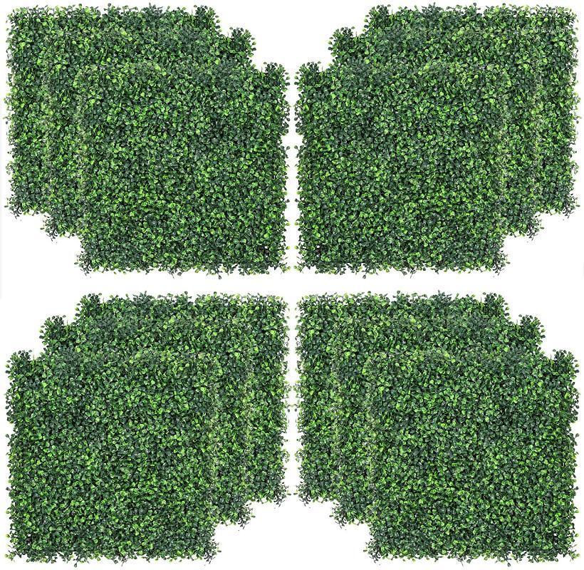 20PCS Outdoor Artificial Boxwood Hedge Mat Plant ,Privacy Hedge Screen UV Protected Suitable for Indoor, Garden, Fence, Backyard1
20PCS Outdoor Artificial Boxwood Hedge Mat Plant ,Privacy Hedge Screen UV Protected Suitable for Indoor, Garden, Fence, Backyard1