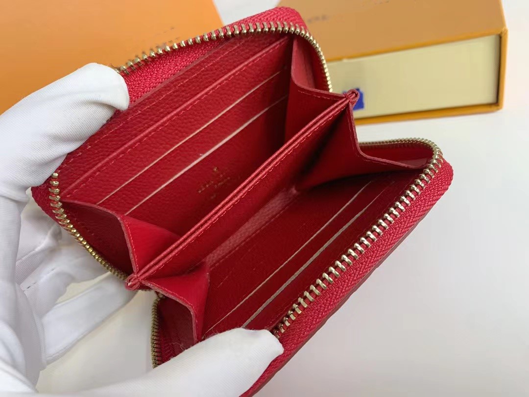 TOP 2022 genuine leather Mini Wallets Purses Fashion Short By The Pool ZIPPY Wallet Monograms Leather Embossing Classic Zipper Pocket Pallas Bag Zip c