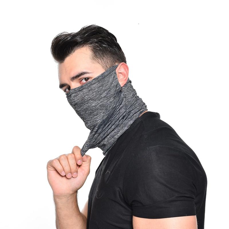 Cycling Scarf Bandana Face mask Ice Silk Fabric Face Shield Sun Block Ear Hanging mask Sweat Absorb Headband, Gy
Cycling Scarf Bandana Face mask Ice Silk Fabric Face Shield Sun Block Ear Hanging mask Sweat Absorb Headband, Gy