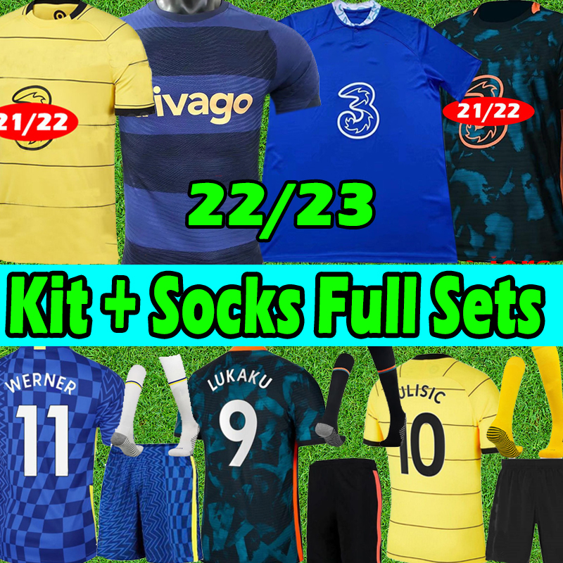 LUKAKU 21/22 CFC soccer jerseys fans player version champions limited-edition HAVERTZ KANTE WERNER PULISIC ZIYECH MOUNT 2021 2022 kit+socks full sets football shirt, 21 22 home
LUKAKU 21/22 CFC soccer jerseys fans player version champions limited-edition HAVERTZ KANTE WERNER PULISIC ZIYECH MOUNT 2021 2022 kit+socks full sets football shirt, 21 22 home