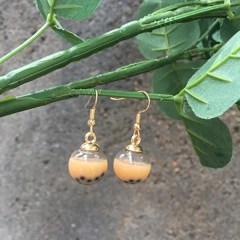 Funny Glass Ball Bubble Drop Earrings Creative Milk Dangle Earrings for Woman Girl Unique Party Jewelry kids gift
Funny Glass Ball Bubble Drop Earrings Creative Milk Dangle Earrings for Woman Girl Unique Party Jewelry kids gift