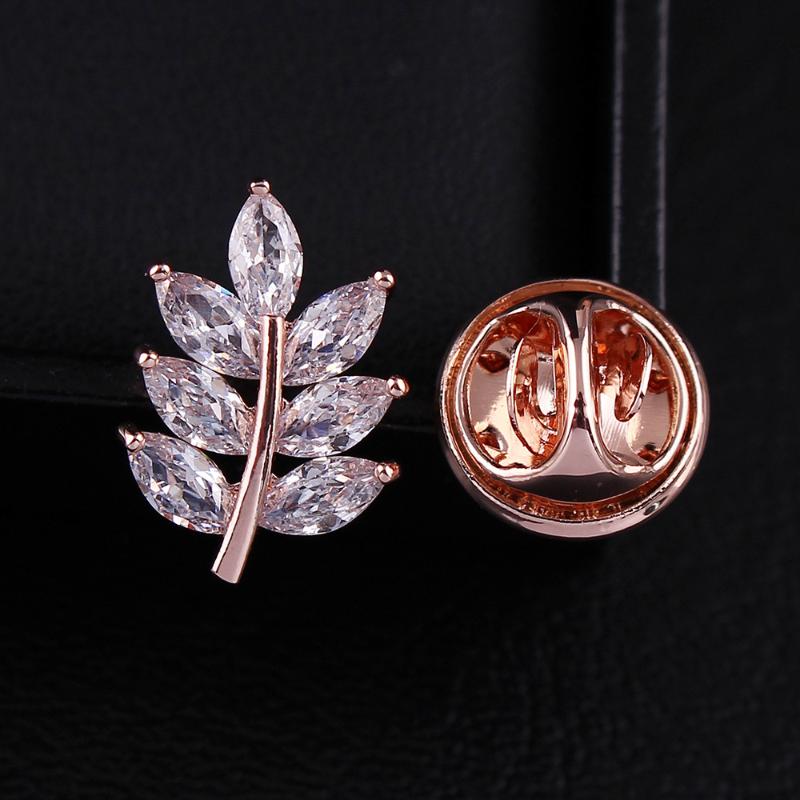 Fashion crystal leaf pin Brooch for men CZ collar brooch Korean high-grade shirt clothing ornament
Fashion crystal leaf pin Brooch for men CZ collar brooch Korean high-grade shirt clothing ornament