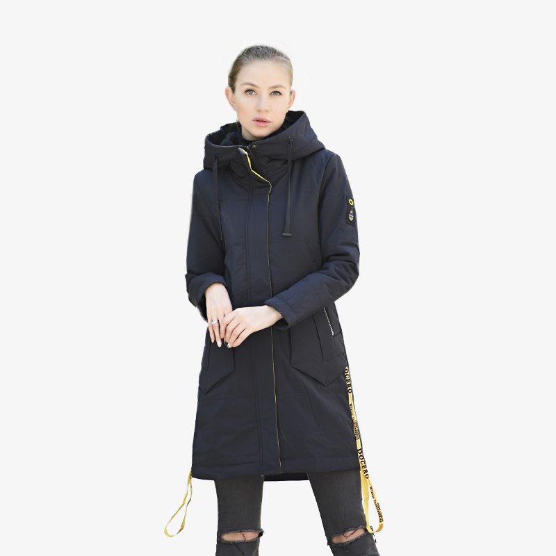 2020 High Quality Women Coat Spring Autumn Fashion Casual Thin Parka European Windproof Long Plus Size Hooded New Women Jackets LJ201127