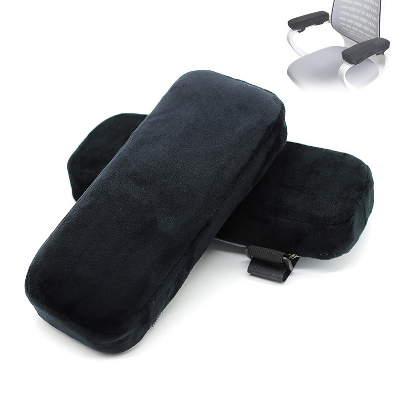 Car Seat Memory Foam Armrest Pad Home Office Game Chair Soft Elbow Cushion Pillow Arm Rest Mat Sponge Pads