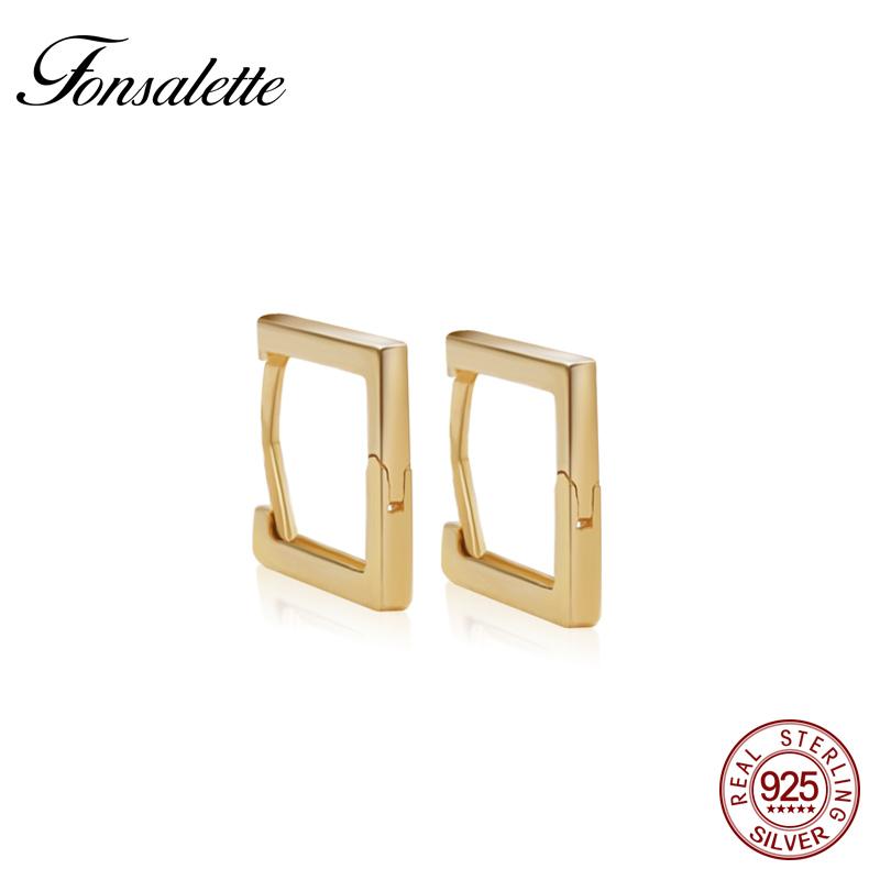 Square Simple Polished S925 Hoop Earrings Small Trendy Earrings Gold Color For Women Girls Gift Wholesale Brincos zk40
Square Simple Polished S925 Hoop Earrings Small Trendy Earrings Gold Color For Women Girls Gift Wholesale Brincos zk40