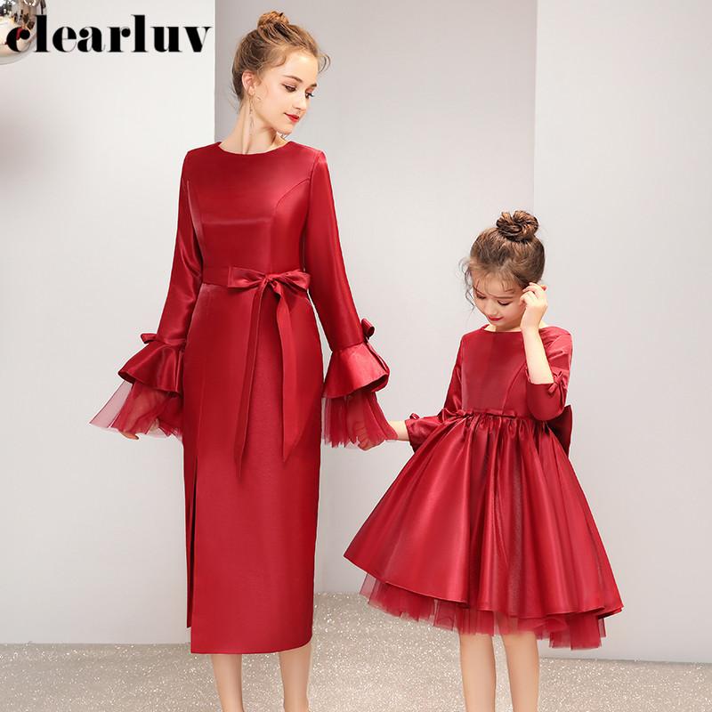Formal Prom Dress DB156 For Mother And Daughter Red Bow Elegant Vestidos O-Neck Long Sleeve Parent Child Formal Party Gowns 2020, Child red
Formal Prom Dress DB156 For Mother And Daughter Red Bow Elegant Vestidos O-Neck Long Sleeve Parent Child Formal Party Gowns 2020, Child red