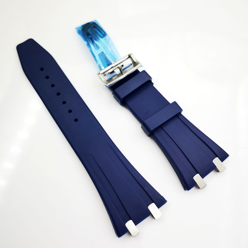27mm Dark Blue Color Rubber Band 18mm Folding Clasp Strap for AP 15400 39 41 Models Wristwatch
27mm Dark Blue Color Rubber Band 18mm Folding Clasp Strap for AP 15400 39 41 Models Wristwatch