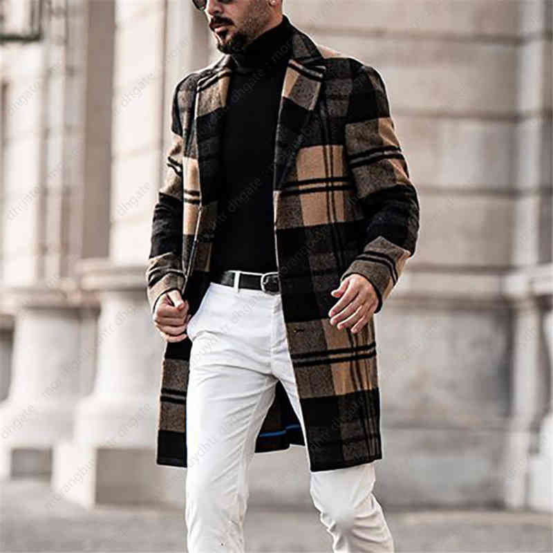 2021 Fashion Digner Men Coats British Style Lapel Neck Long Sve Loose Trench Casual Solid Color Outerwear Xr9x
2021 Fashion Digner Men Coats British Style Lapel Neck Long Sve Loose Trench Casual Solid Color Outerwear Xr9x