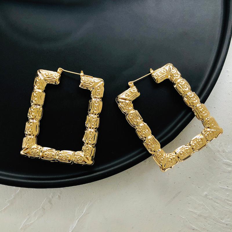 Lifefontier Punk Women Statement Earrings Ethnic Large Bamboo Earrings Big Geometric Square Loop Pendenites Brincos 2020 New
Lifefontier Punk Women Statement Earrings Ethnic Large Bamboo Earrings Big Geometric Square Loop Pendenites Brincos 2020 New