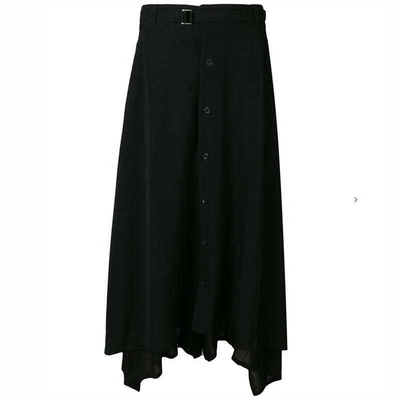 Wide leg pants, two-layer culottes, loose dark original low-end pants, Black
Wide leg pants, two-layer culottes, loose dark original low-end pants, Black