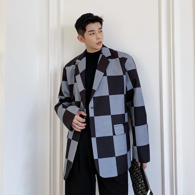 Autumn 2021 Winter New Stylist Hair Listing Male-style Suit in the Plaid Jacket Tides Thin Gray EJZQ, Games
Autumn 2021 Winter New Stylist Hair Listing Male-style Suit in the Plaid Jacket Tides Thin Gray EJZQ, Games