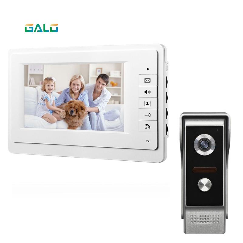 7" Wired Video Door Phone System Visual Intercom Doorbell with 1*800x480 Monitor + 1*700TVL Outdoor Camera for Home Surveillance
7" Wired Video Door Phone System Visual Intercom Doorbell with 1*800x480 Monitor + 1*700TVL Outdoor Camera for Home Surveillance