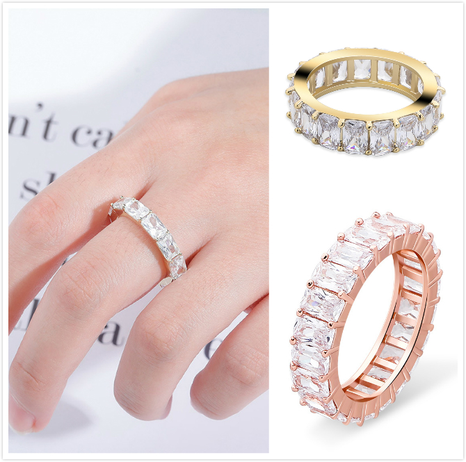 18K Gold & White Gold Plated Full Square CZ Cubic Zirconia Iced Out Rings Baguetee Bling Diamond Hip Hop Rapper Jewelry Gifts for Men Women
18K Gold & White Gold Plated Full Square CZ Cubic Zirconia Iced Out Rings Baguetee Bling Diamond Hip Hop Rapper Jewelry Gifts for Men Women