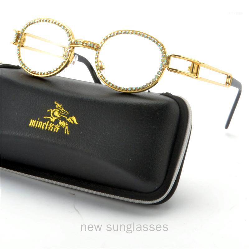 Sunglasses Colorful Small Round Rhinestone Women Punk Diamond Sun Glasses Classic Eyeglasses Men Optics Clear Lens Vintage NX1
Sunglasses Colorful Small Round Rhinestone Women Punk Diamond Sun Glasses Classic Eyeglasses Men Optics Clear Lens Vintage NX1