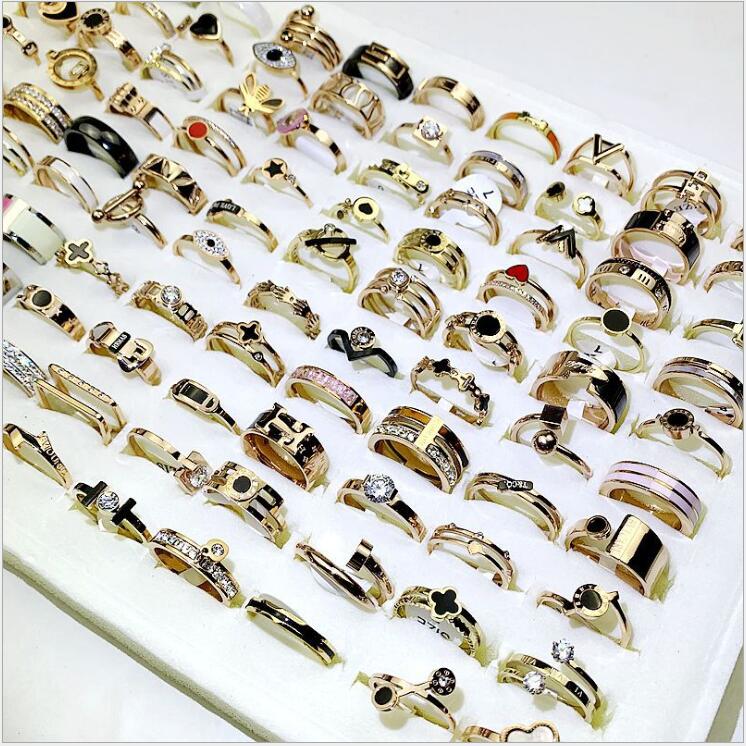 Mixed Rose Gold Stainless Steel Ring Zircon Diamond Fashions Design Index Middle Finger Rings for Women Men USA size Sale, Silver
Mixed Rose Gold Stainless Steel Ring Zircon Diamond Fashions Design Index Middle Finger Rings for Women Men USA size Sale, Silver