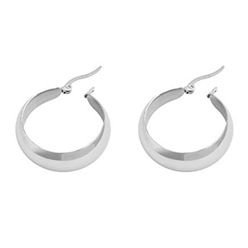 Hoop & Huggie Earrings Personality Round Simple Alloy Trendy Wide Ring With Buckle
Hoop & Huggie Earrings Personality Round Simple Alloy Trendy Wide Ring With Buckle