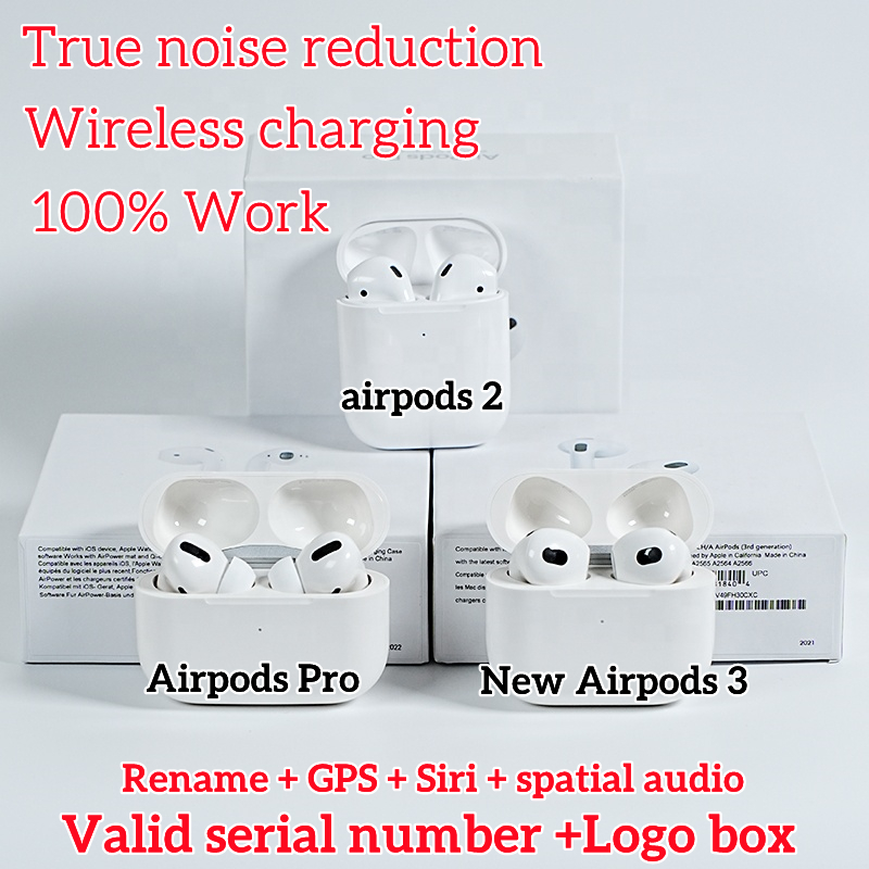 Active Noise Cancellation AirPods Pro 3 Gen 2 Wireless earphones real serial NO. Rename spatial audio Wireless Bluetooth Headphones In-Ear For iPhone, White
Active Noise Cancellation AirPods Pro 3 Gen 2 Wireless earphones real serial NO. Rename spatial audio Wireless Bluetooth Headphones In-Ear For iPhone, White