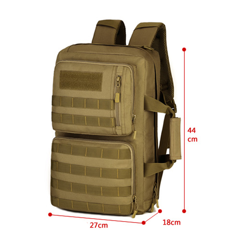 35L Portable Shoulder Cross-body Tactical Backpack Men Women Outdoor Sports Travel Laptop Bag Molle Military Backpack SHS417 Y200920