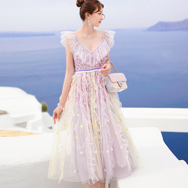 New Luxury Design Women Candy Male Long Ruffles Plissated 2021 From Women' Vacation Beach Dressed in Summer Beading Kwov, Pink.
New Luxury Design Women Candy Male Long Ruffles Plissated 2021 From Women' Vacation Beach Dressed in Summer Beading Kwov, Pink.